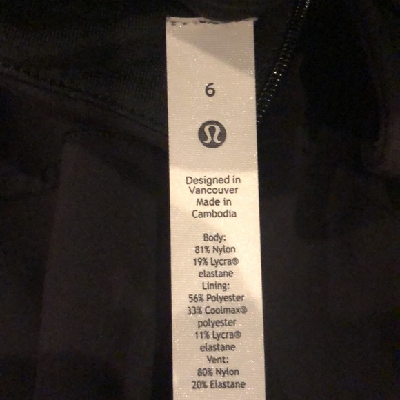 LULUEMON DEFINE JACKEY BLACK SIZE 6 - Picture 4 of 4